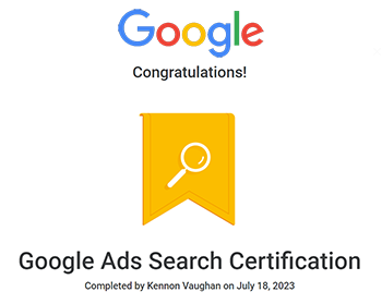 We are Google Certified!